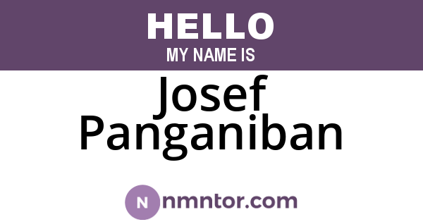 Josef Panganiban