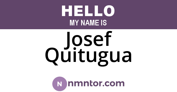 Josef Quitugua
