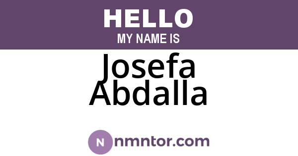 Josefa Abdalla