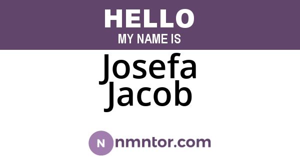 Josefa Jacob