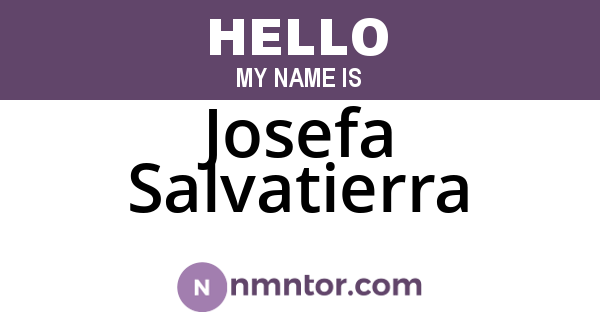 Josefa Salvatierra