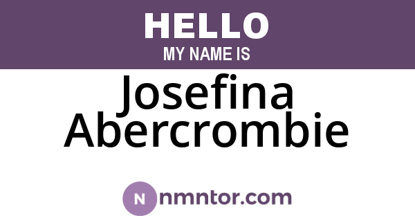 Josefina Abercrombie
