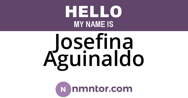 Josefina Aguinaldo