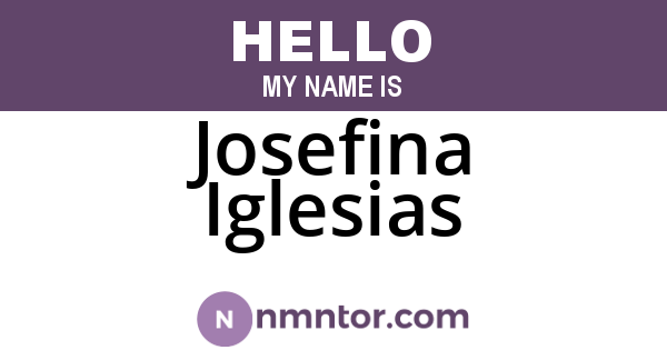 Josefina Iglesias