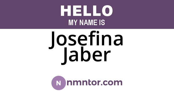 Josefina Jaber