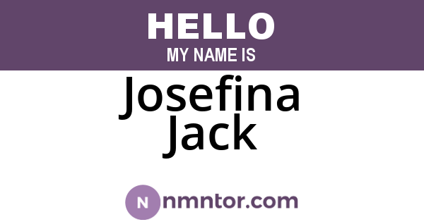 Josefina Jack