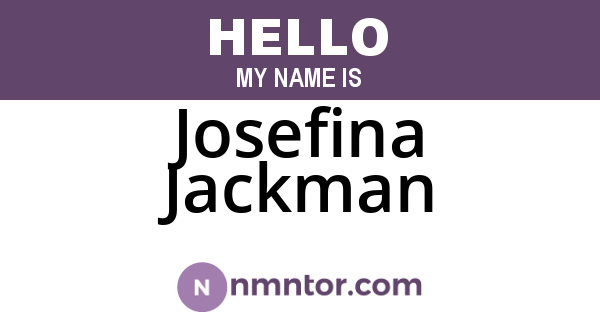 Josefina Jackman