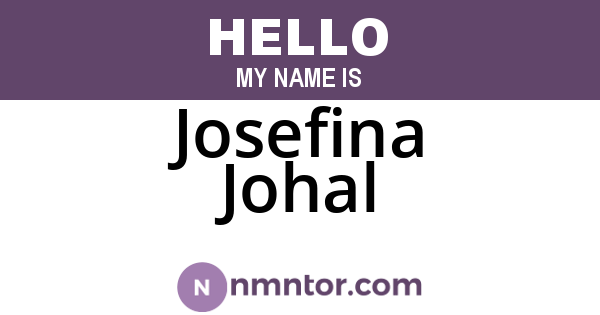 Josefina Johal