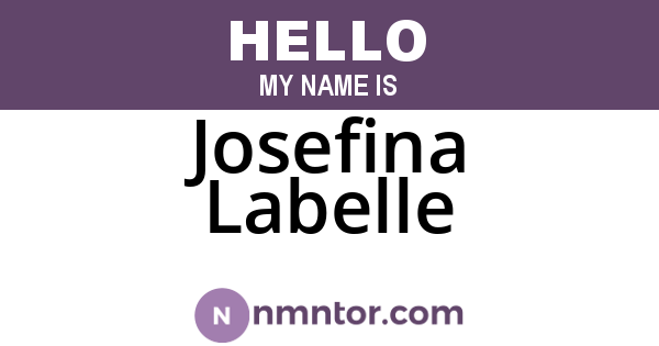 Josefina Labelle