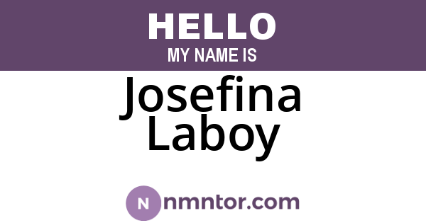 Josefina Laboy