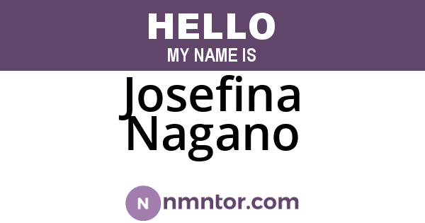 Josefina Nagano