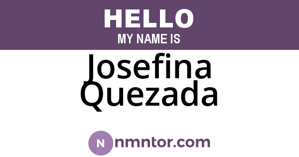 Josefina Quezada