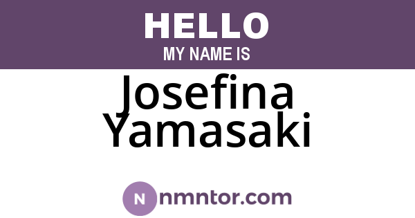 Josefina Yamasaki