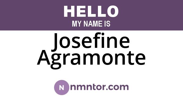 Josefine Agramonte