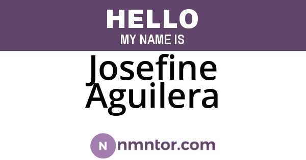 Josefine Aguilera