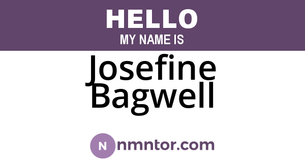Josefine Bagwell