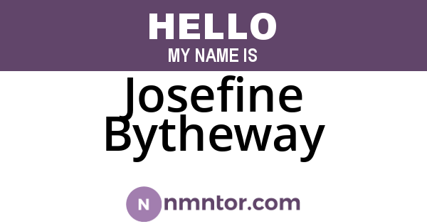 Josefine Bytheway