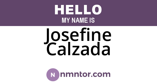 Josefine Calzada