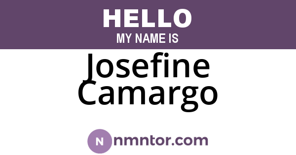 Josefine Camargo