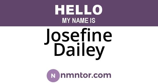 Josefine Dailey