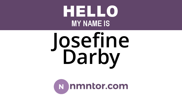 Josefine Darby