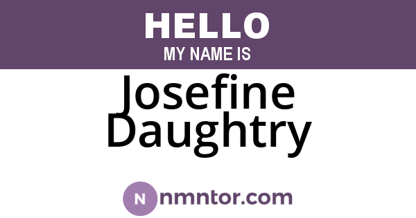Josefine Daughtry