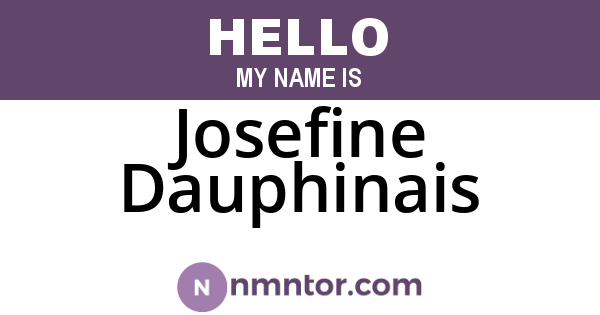 Josefine Dauphinais
