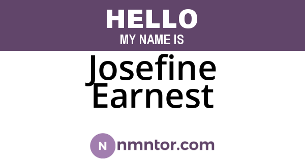 Josefine Earnest