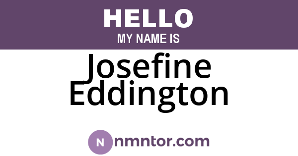 Josefine Eddington