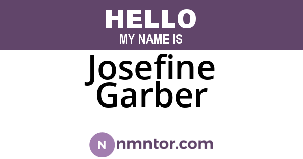 Josefine Garber