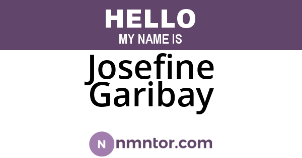 Josefine Garibay
