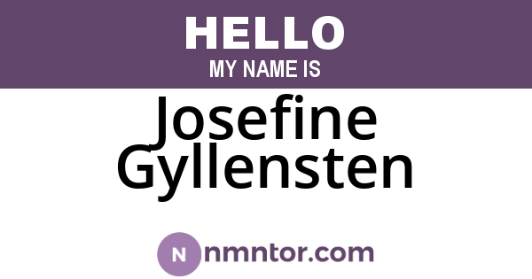 Josefine Gyllensten