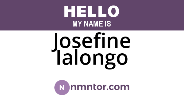 Josefine Ialongo