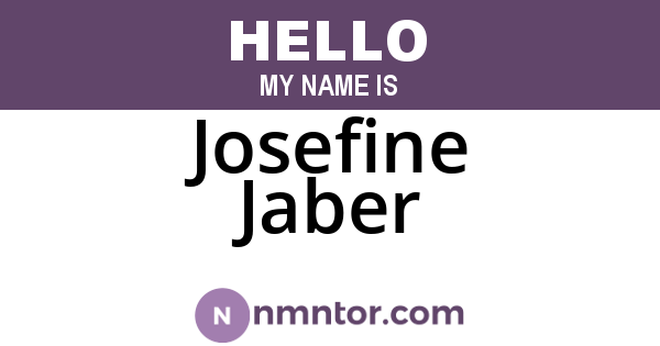 Josefine Jaber