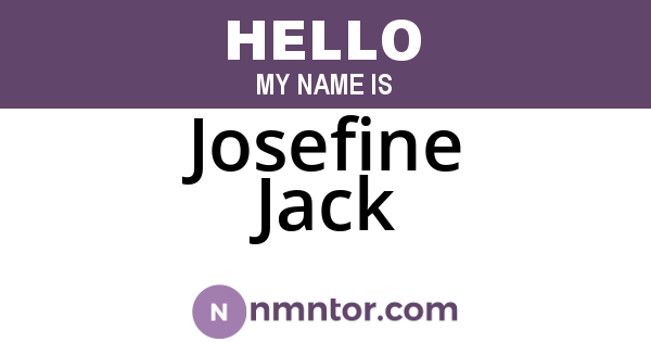 Josefine Jack