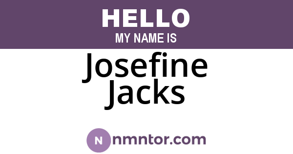 Josefine Jacks