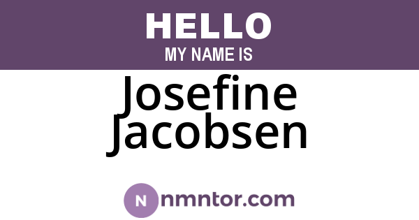 Josefine Jacobsen