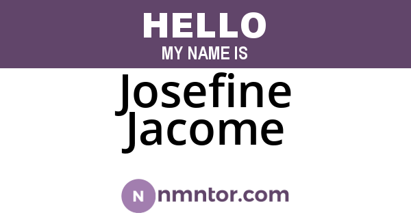 Josefine Jacome