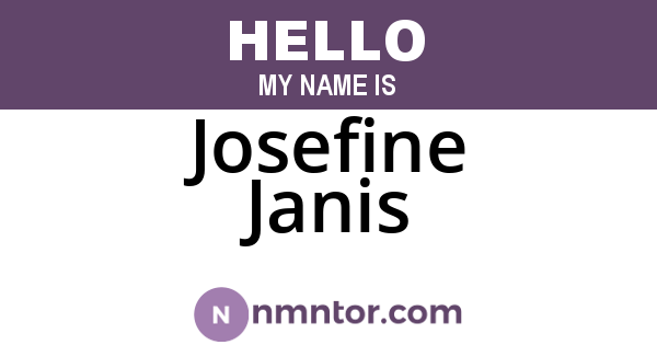 Josefine Janis