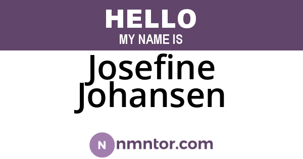 Josefine Johansen