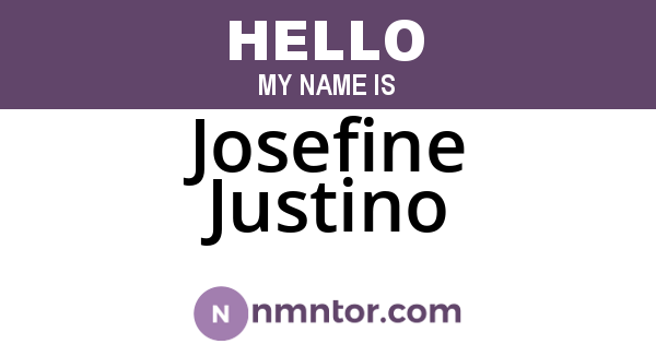 Josefine Justino