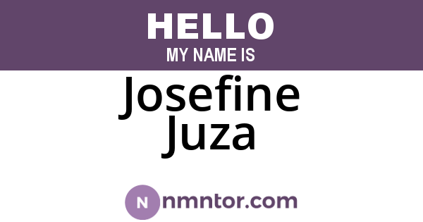 Josefine Juza