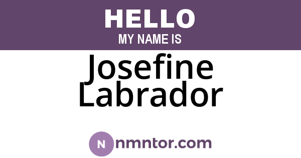 Josefine Labrador