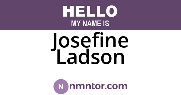 Josefine Ladson