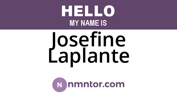 Josefine Laplante