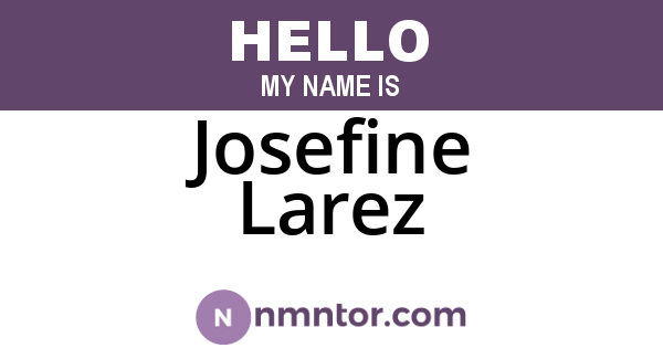 Josefine Larez