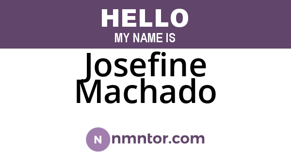Josefine Machado