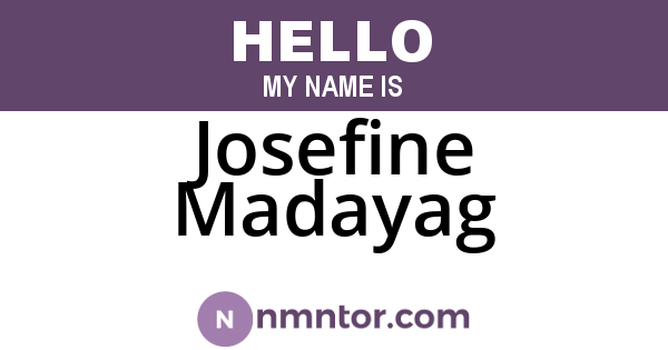Josefine Madayag