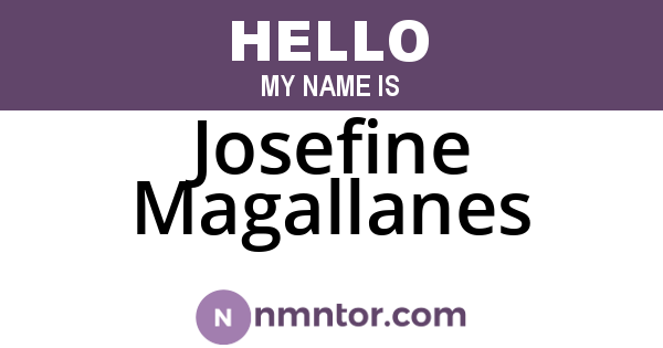 Josefine Magallanes