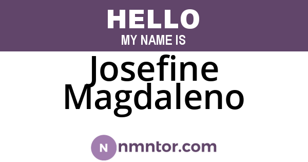 Josefine Magdaleno